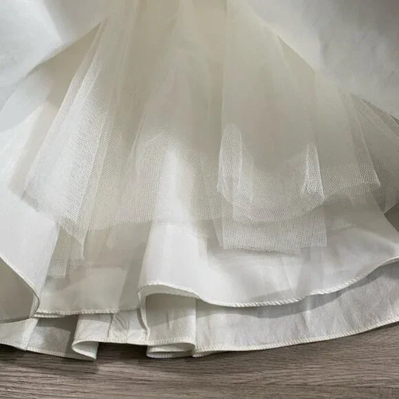 David’s Bridal Flower Girl Taffeta‎ Ball Gown Bow - Picture 6 of 10